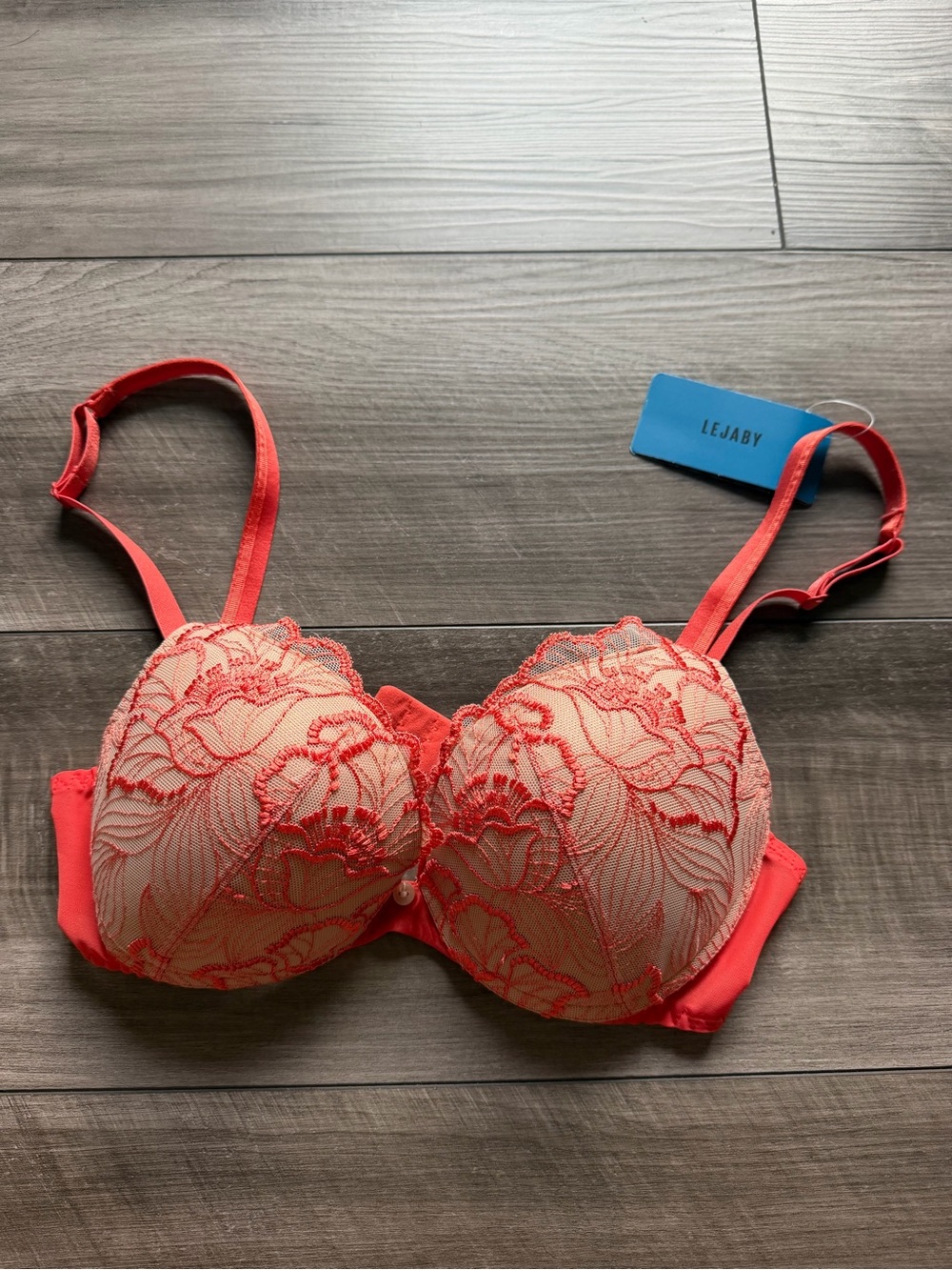 Maison  lejaby Paris Coral Lace Underwire Bra 30D
